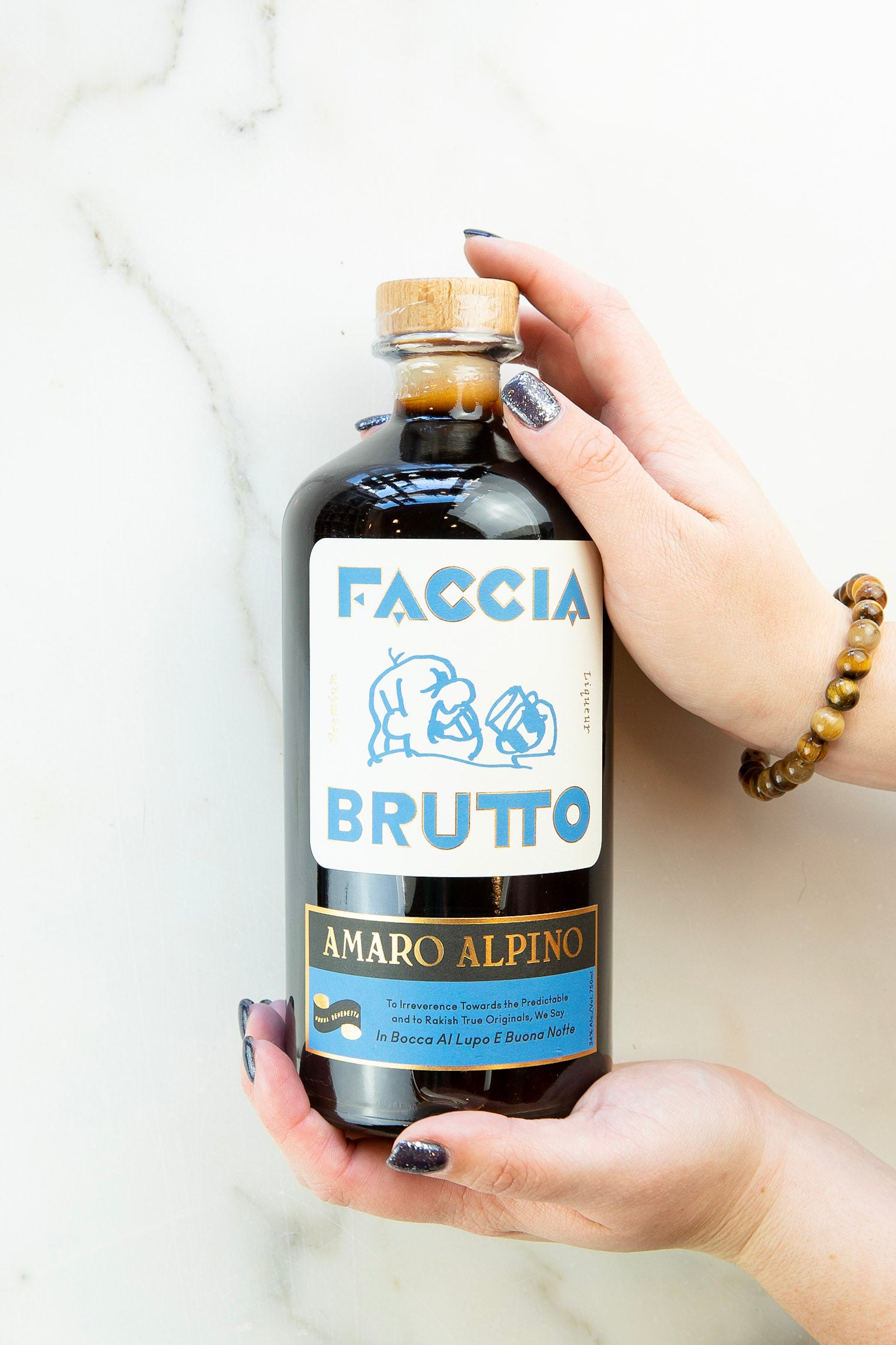 Faccia Brutto Spirits, Amaro Alpino (750ml)